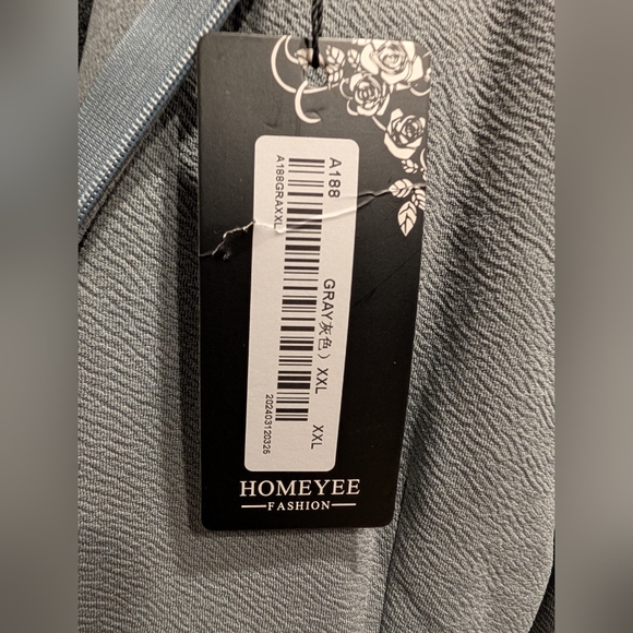 Grey Midi Dress Size 14 (NWT) - Picture 4 of 4